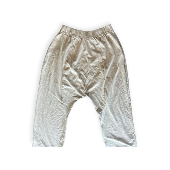 Zara pants casual batwing cream medium cotton - Picture 2 of 7